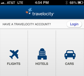 travelocity iphone