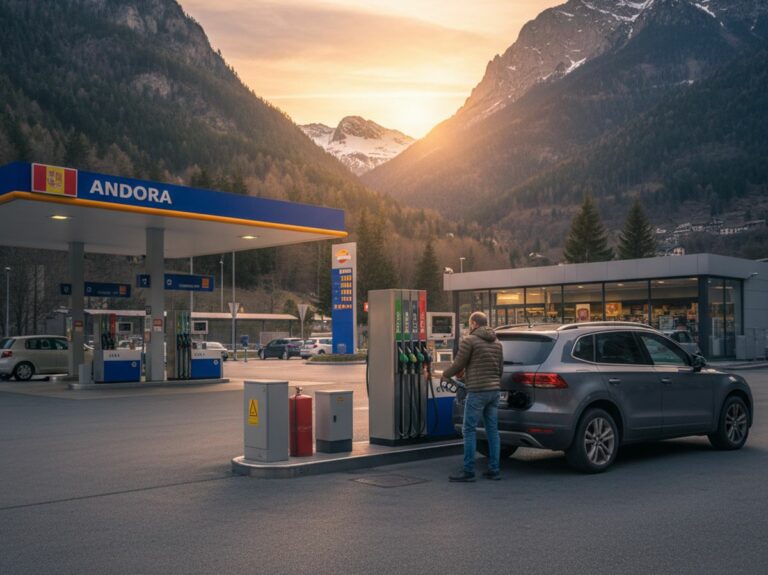Prix carburant en Andorre 2025 : Guide des tarifs et économies pour les conducteurs